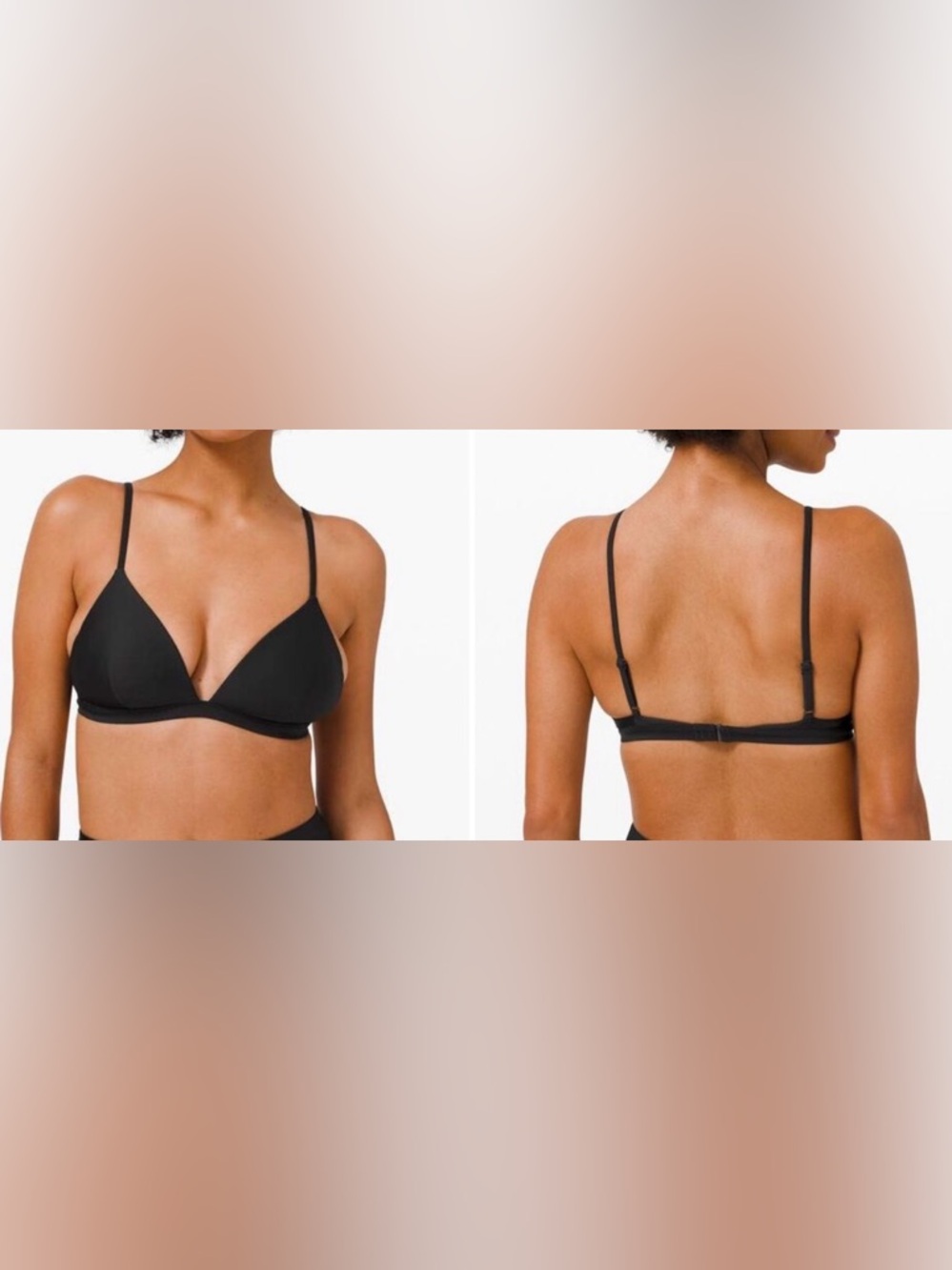 LULULEMON  🍋 waterside bikini 👙 top size 4 w C cup, lightly padded NEW w/o tags!